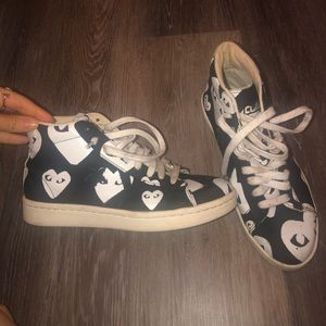Comes des Garcons x Converse high top sneakers